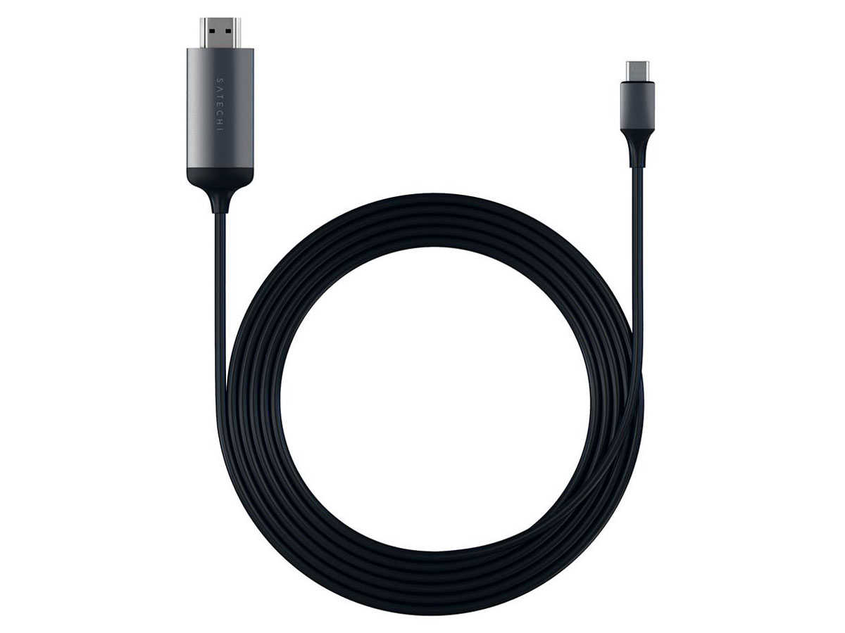 Satechi USB-C naar 4K HDMI kabel - 180 cm Space Grey