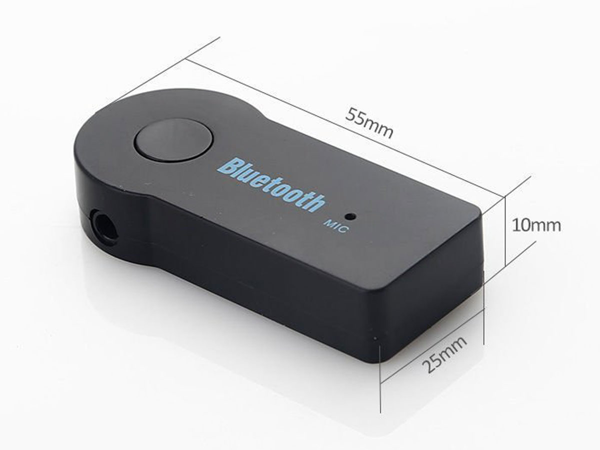 Bluetooth 3,5mm Adapter Koptelefoon of Autoradio