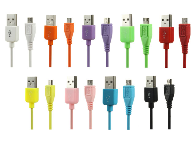Color Series Micro-USB kabel voor Laden en/of Synchroniseren