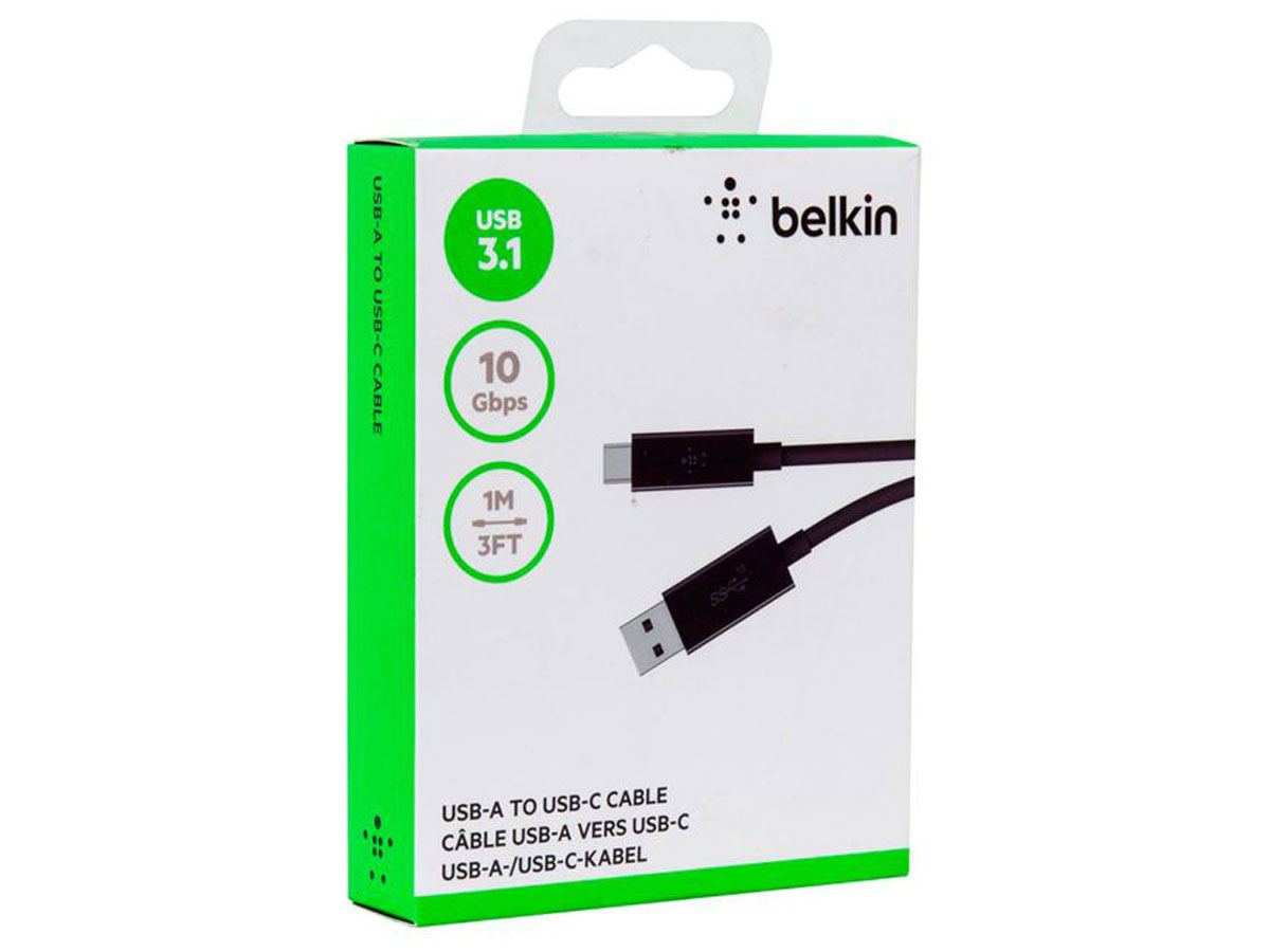 Belkin USB-C/USB-A kabel 90cm - USB 3.1 10Gbps 4K