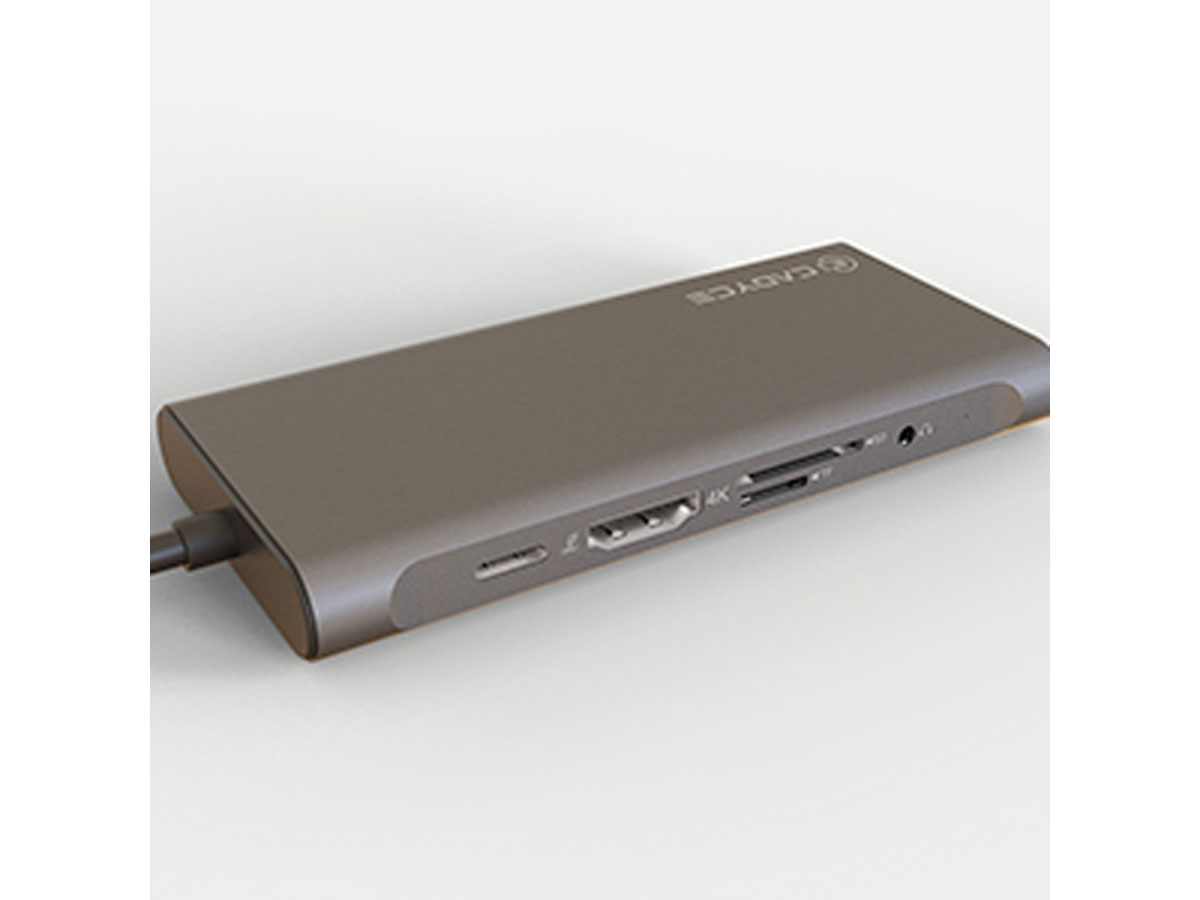 Cadyce USB-C 10-port Hub met USB-A Ethernet HDMI VGA PD AUX