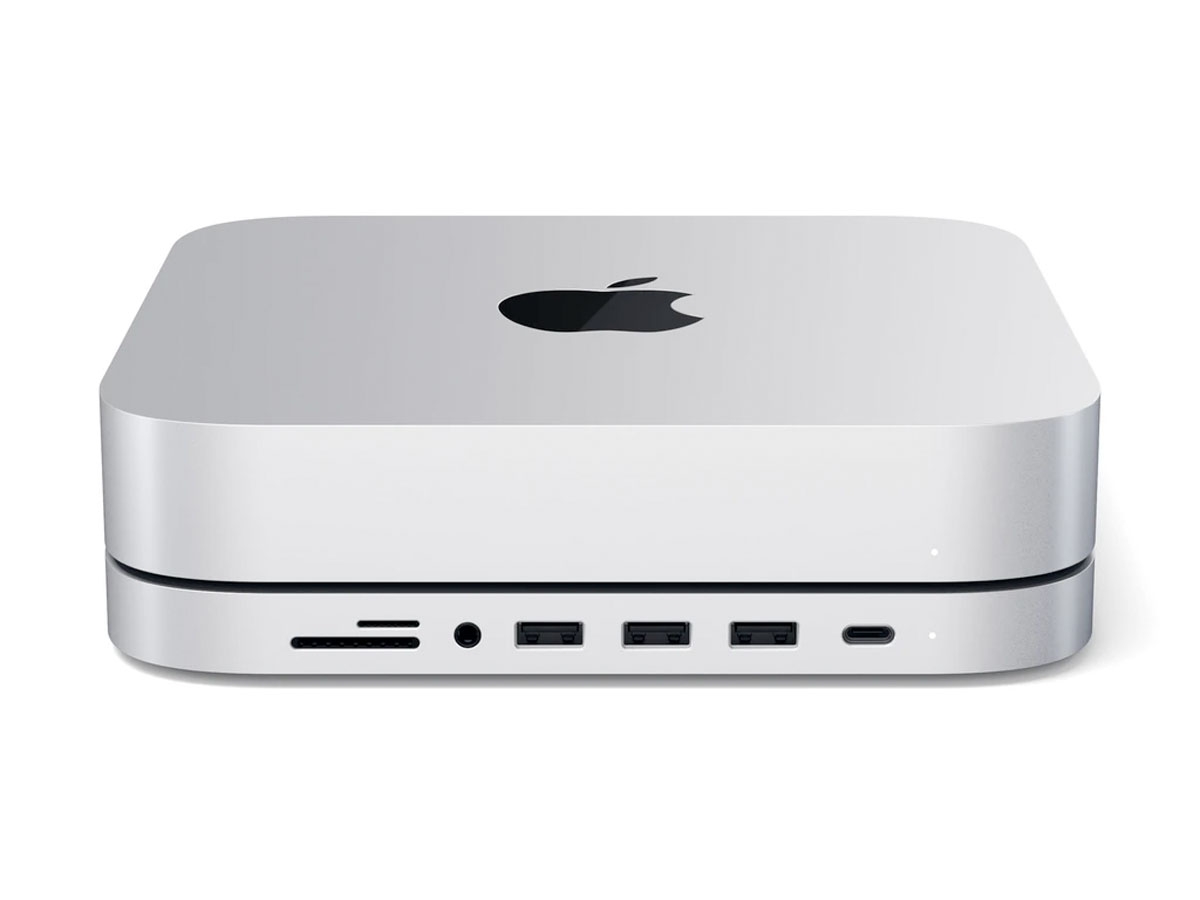 Satechi Aluminium Mac Mini/Mac Studio Stand & USB-C Hub - Zilver