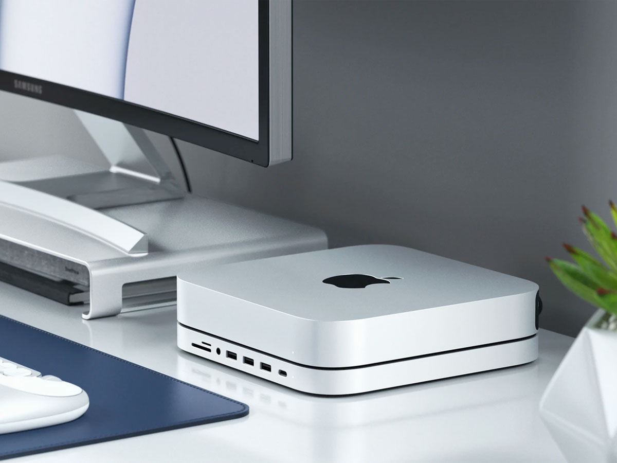 Satechi Aluminium M1 Mac Mini Stand & USB-C Hub & SSD Enclosure - Zilver