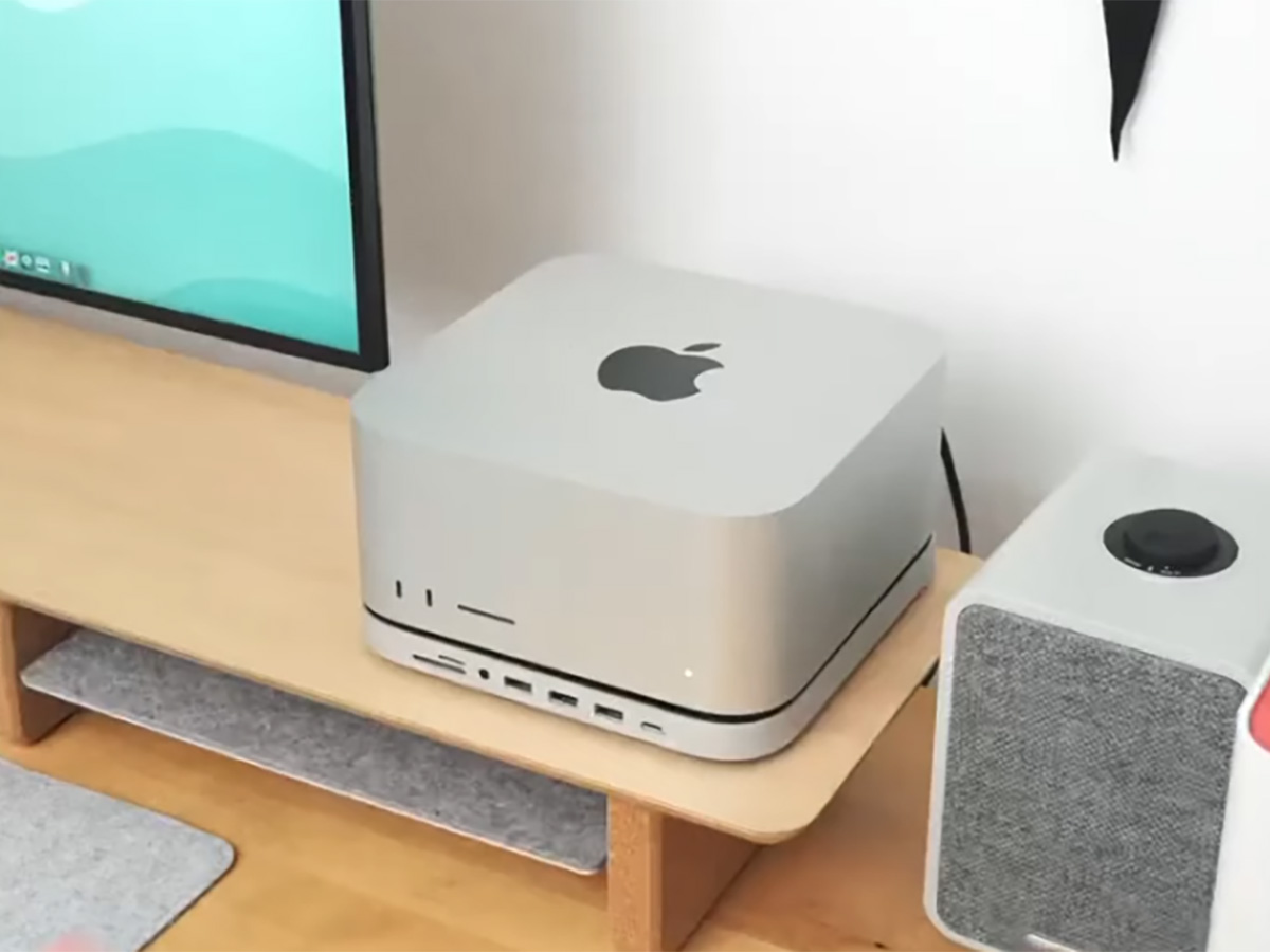 Satechi Aluminium Mac Mini/Mac Studio Stand & USB-C Hub met SSD bay - Zilver