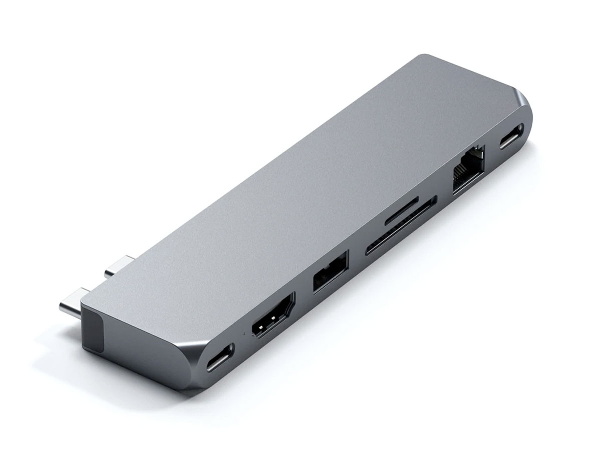 Satechi USB-C Pro Hub Max voor MacBook - Space Grey