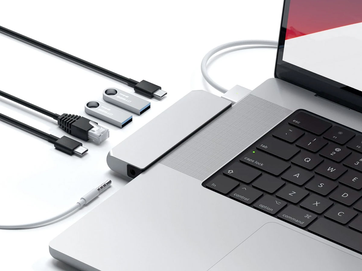 Satechi USB-C Pro Hub Mini voor MacBook - Zilver
