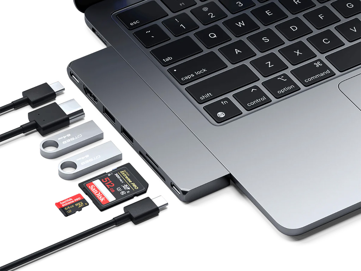 Satechi USB-C Pro Hub Slim voor MacBook - Space Grey