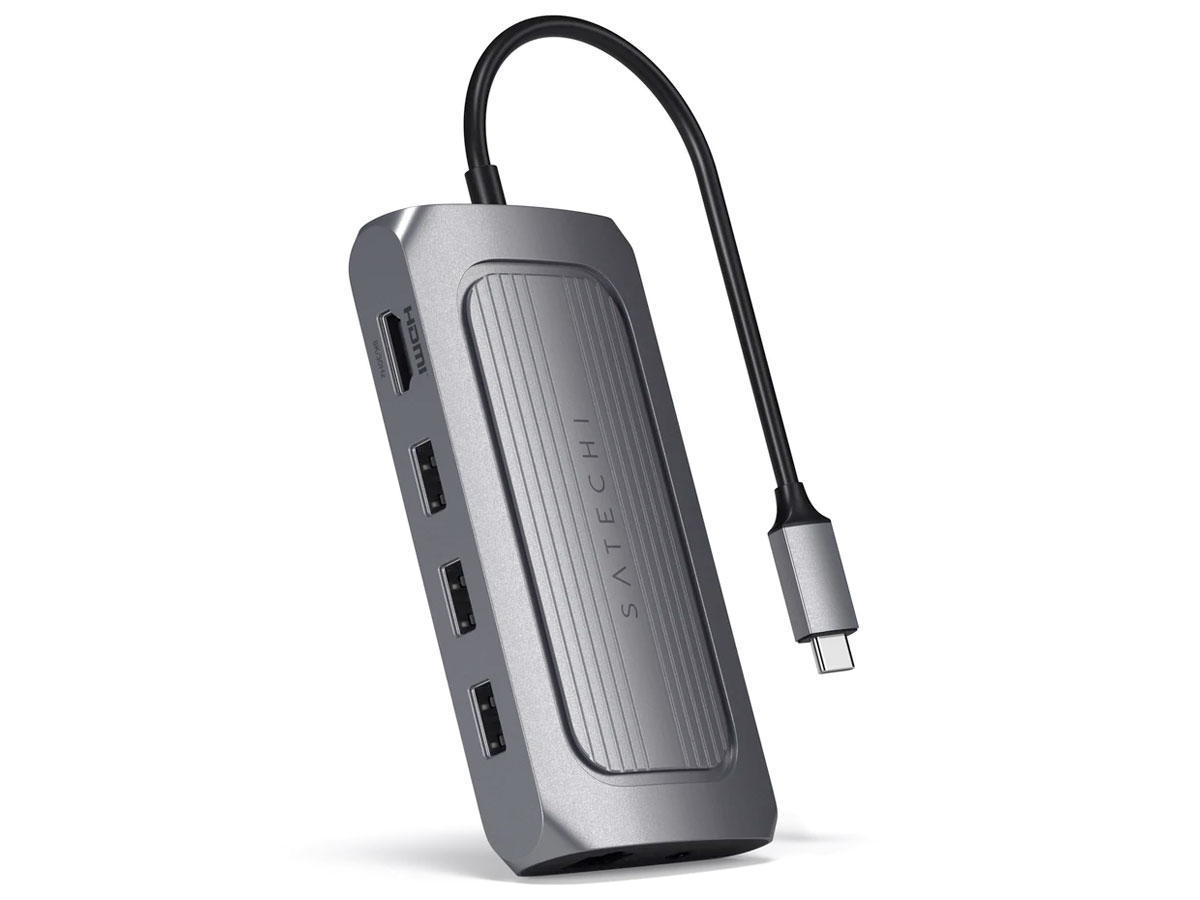 Satechi USB4 Multiport Adapter Hub Dock met 8K HDMI 