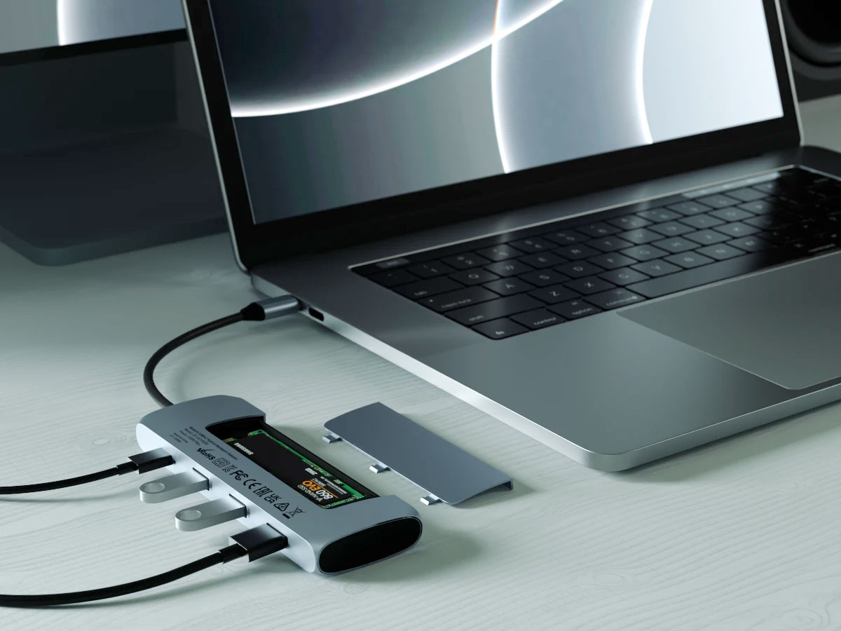 Satechi USB-C Hybrid Multiport Adapter Hub met SSD Enclosure