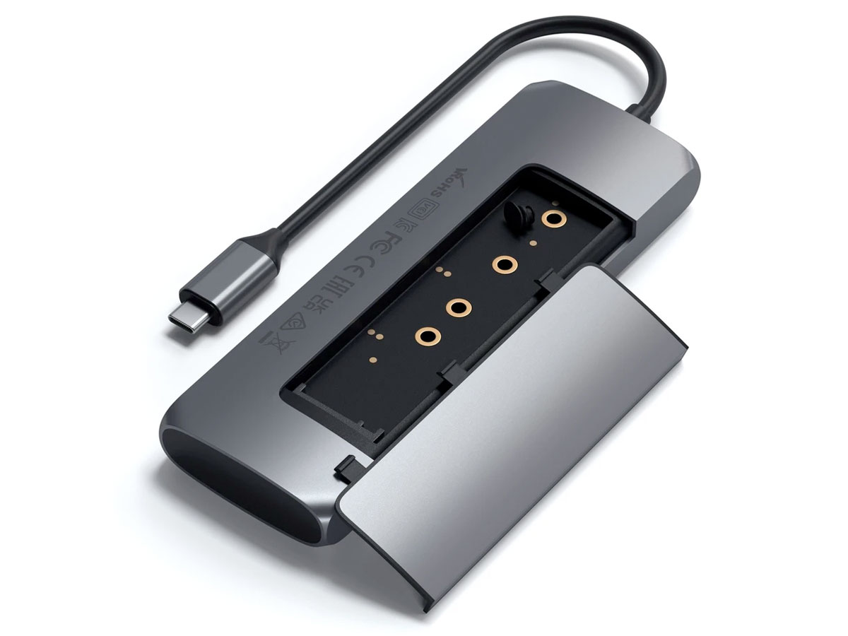 Satechi USB-C Hybrid Multiport Adapter Hub met SSD Enclosure