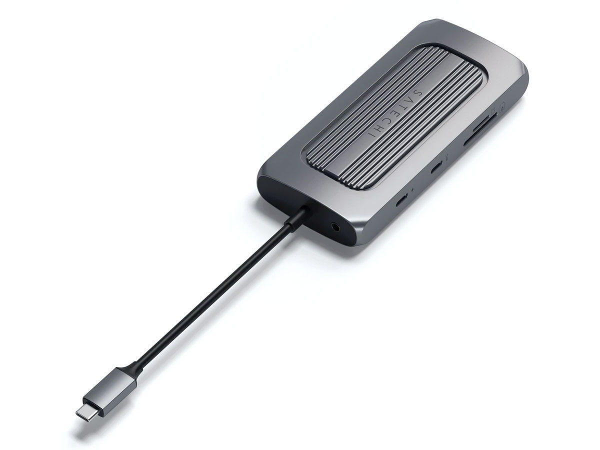 Satechi USB-C Multi-Port MX Adapter Dock Dual HDMI voor M1 Mac