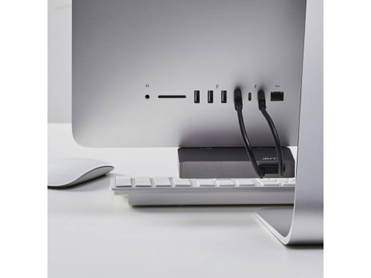 LMP USB-C Attach Dock 7-port iMac Hub - Zilver