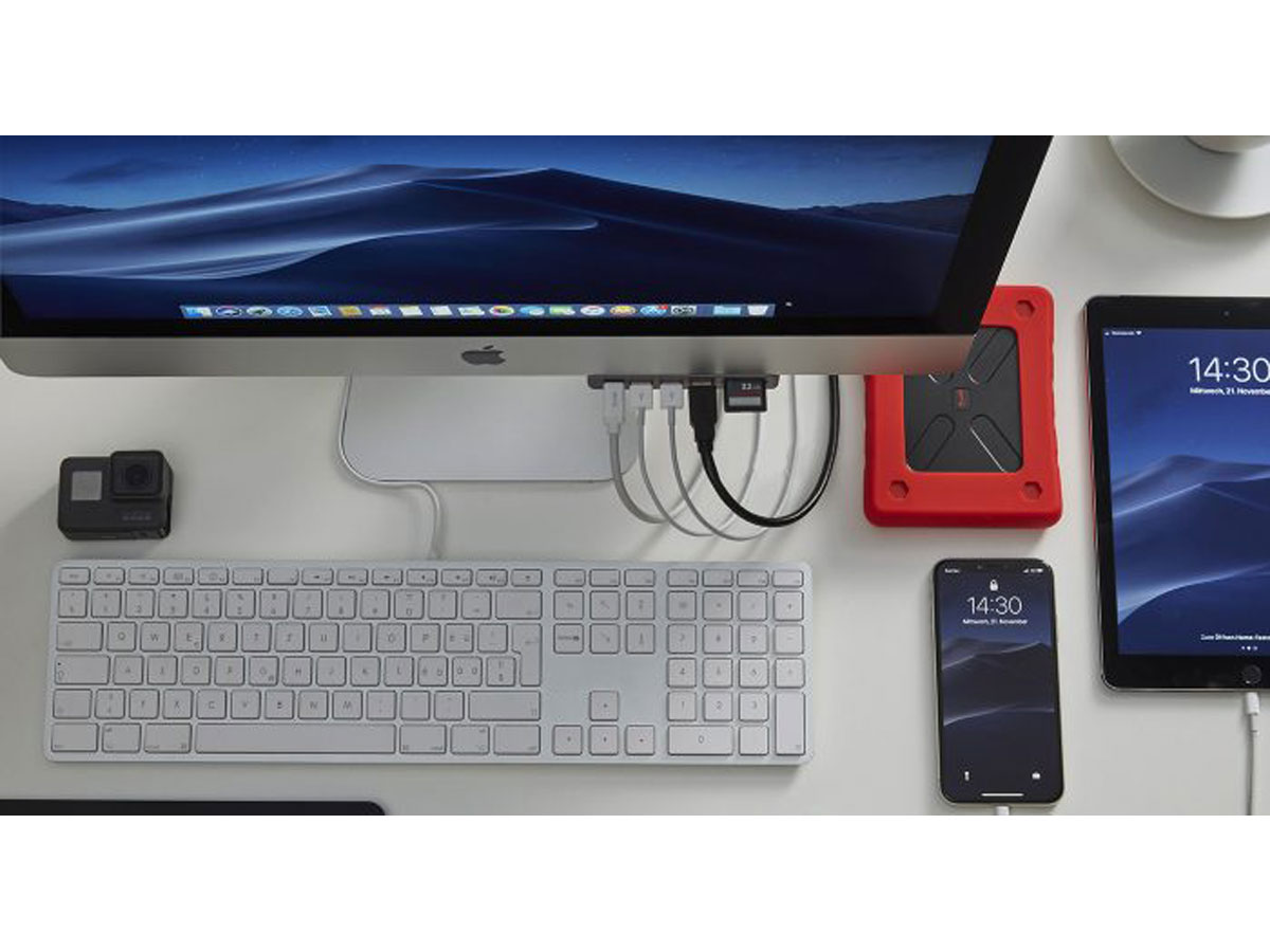LMP USB-C Attach Dock Pro 10-port iMac Hub - Zilver