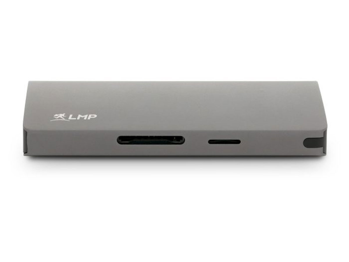 LMP USB-C Travel Dock Space Grey - HDMI VGA MD Ethernet SD