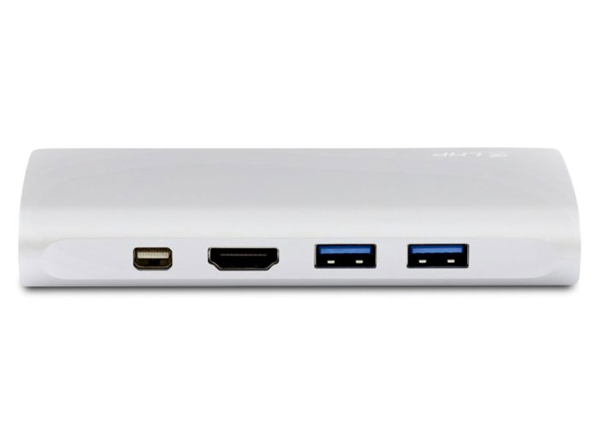 LMP USB-C Travel Dock Zilver - HDMI VGA MD Ethernet SD