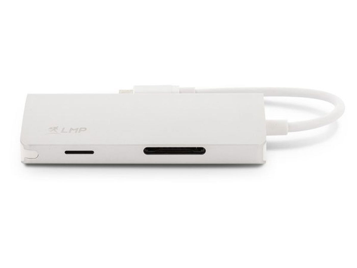 LMP USB-C mini Dock Adapter Zilver - USB HDMI Ethernet SD