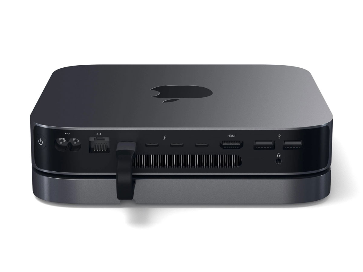 Satechi Aluminium Mac Mini/Mac Studio Stand & USB-C Hub - Space Grey