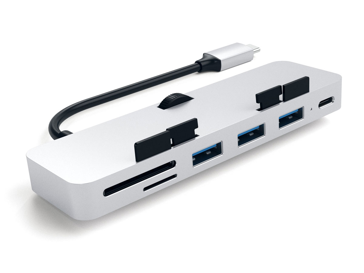 Satechi Clamp Hub Pro iMac USB-C Hub Multi-Port Adapter - Zilver