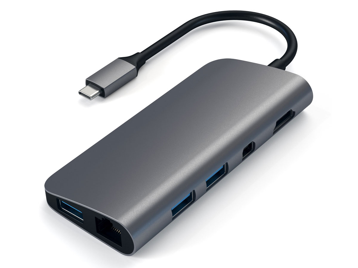 Satechi USB-C Multimedia Hub - Displayport, HDMI & meer