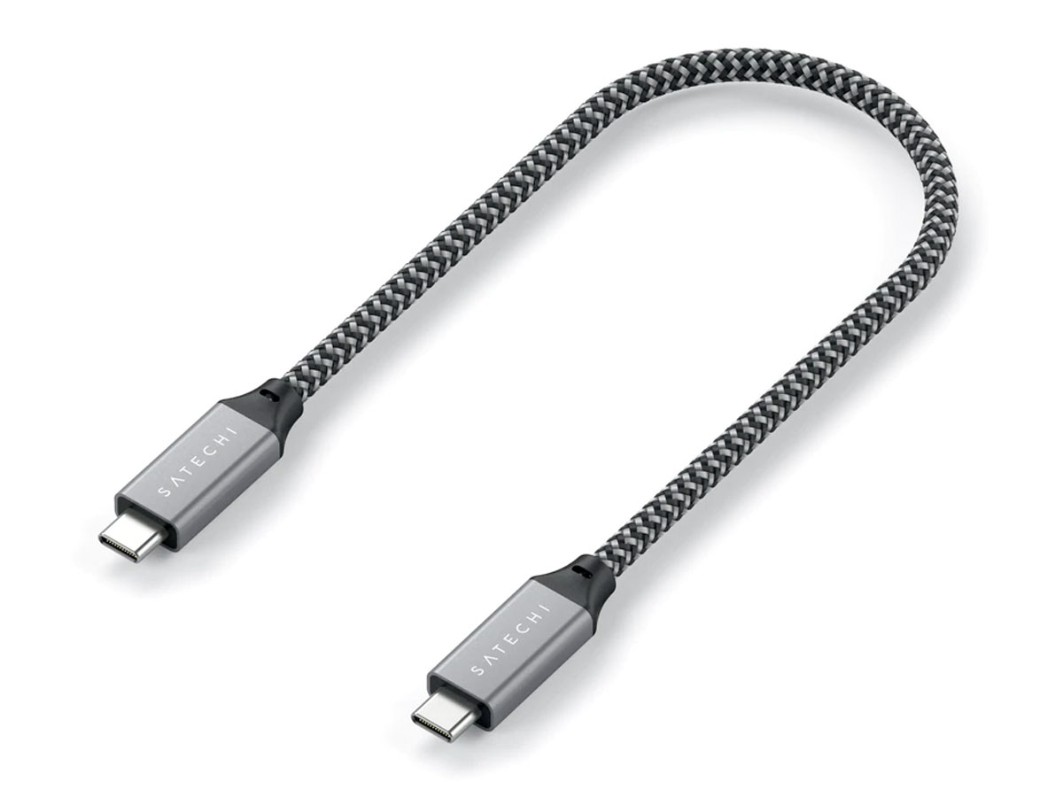 Satechi USB4 USB-C oplaadkabel - 25cm - Thunderbolt 4 compatible