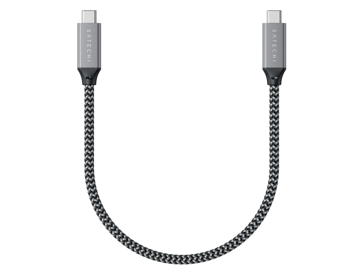 Satechi USB4 USB-C oplaadkabel - 25cm - Thunderbolt 4 compatible