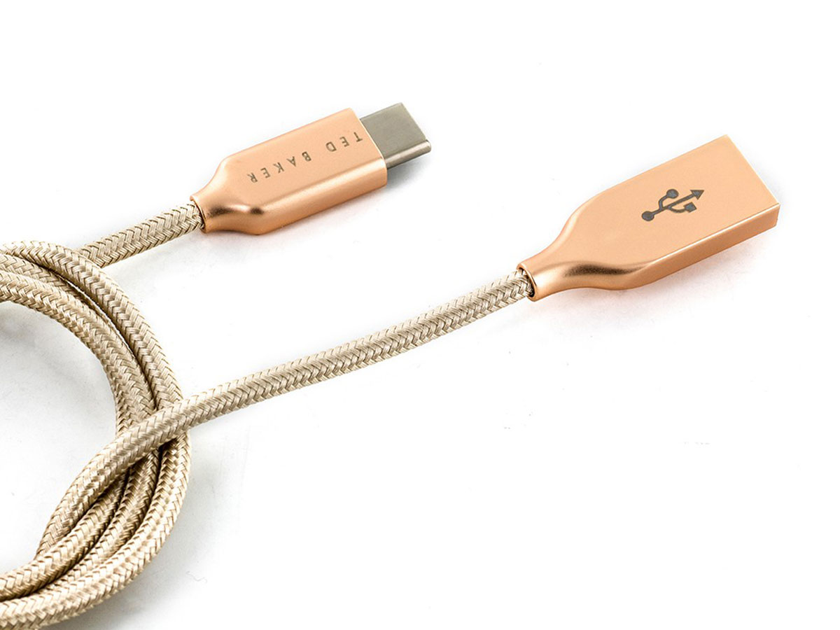 Ted Baker connecTED Premium USB-C Kabel - Beige