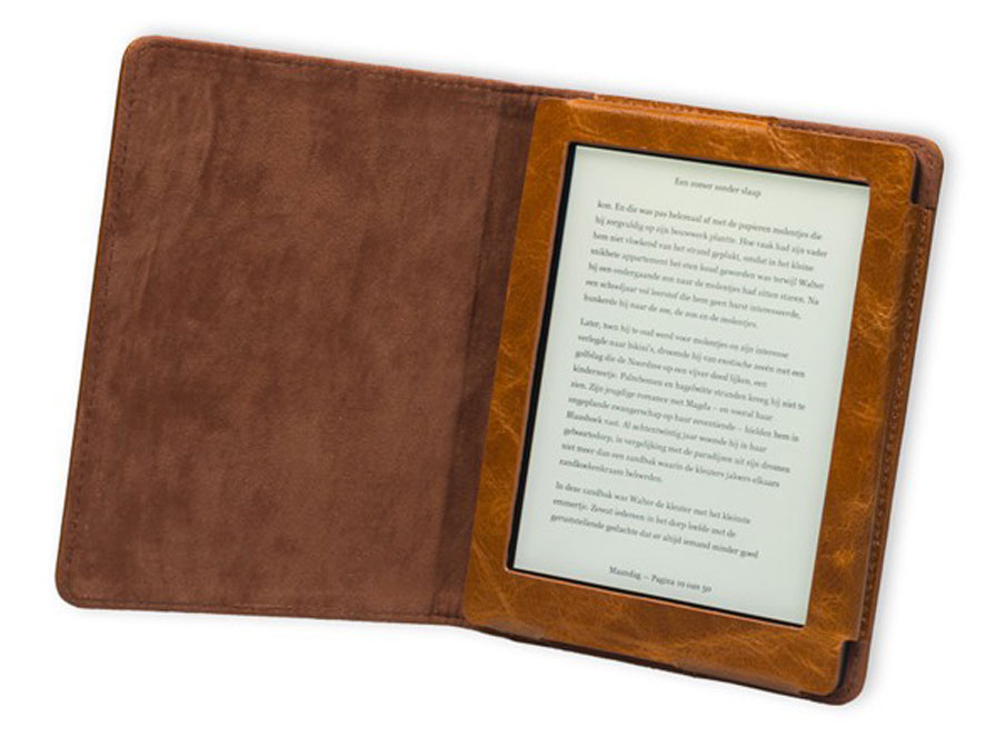 Gecko Echt Leren Case voor Kobo Aura