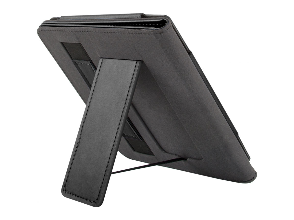 Just in Case Stand Grip Case Zwart - Kobo Libra 2 Hoesje