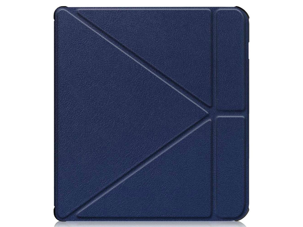 Just in Case Stand Cover Blauw - Kobo Libra H2O Hoesje