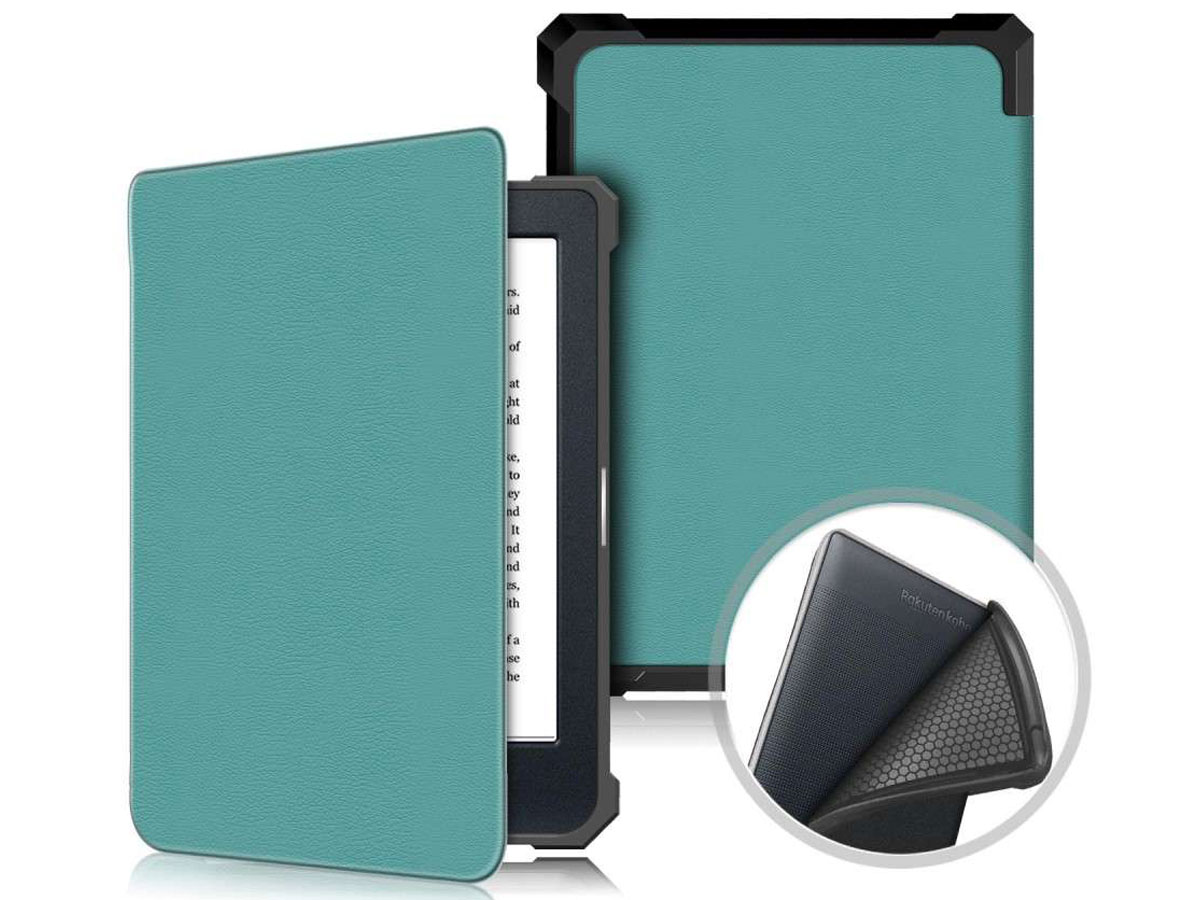 Just in Case Smart Cover Groen - Kobo Nia Hoesje