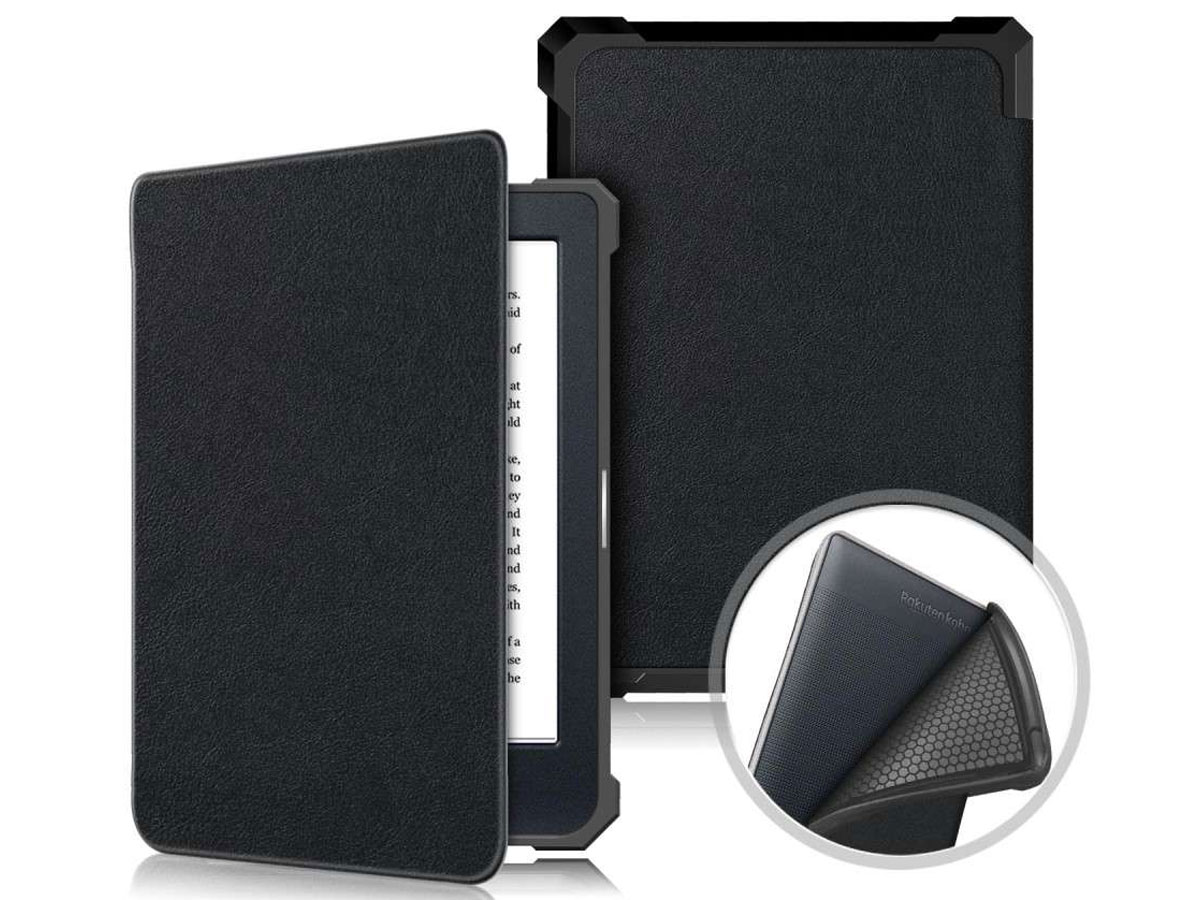 Just in Case Smart Cover Zwart - Kobo Nia Hoesje