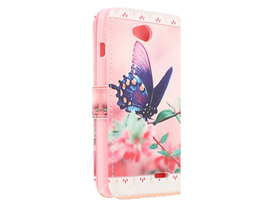 Butterfly Book Case Hoesje voor LG L90