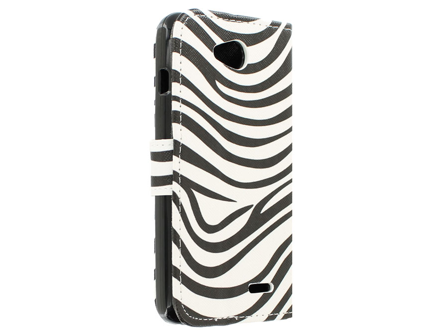 Zebra Book Case Hoesje voor LG L90