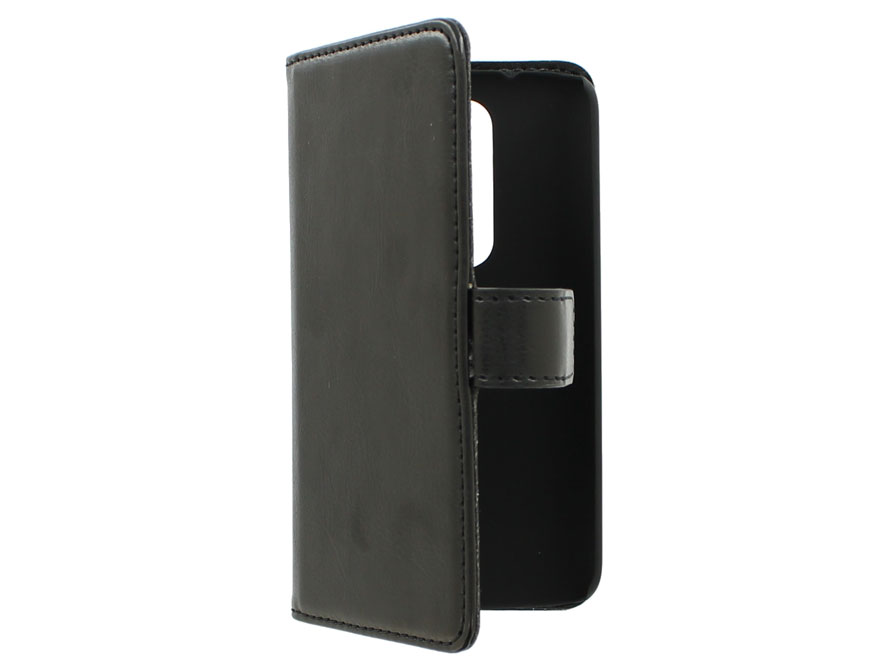 Kunstleren Sideflip Stand Case voor LG G2 Mini