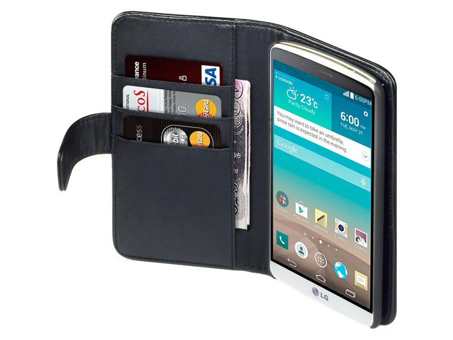 CaseBoutique Leather Wallet Case - Hoesje voor LG G3