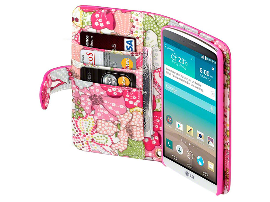 CaseBoutique Lily Wallet Case - Hoesje voor LG G3