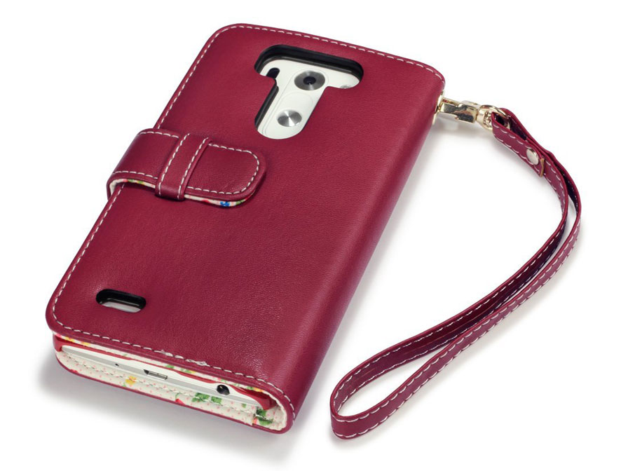 CaseBoutique Flower Wallet Case - Hoesje voor LG G3 S