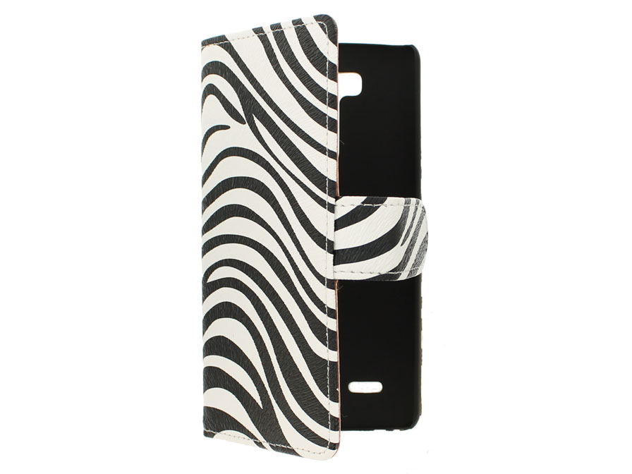 Zebra Book Case Hoesje voor LG G3 S