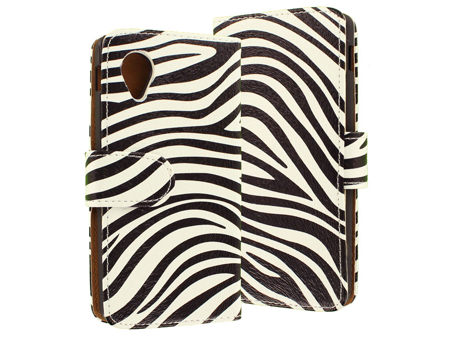 Zebra Book Case Hoesje voor LG Nexus 5