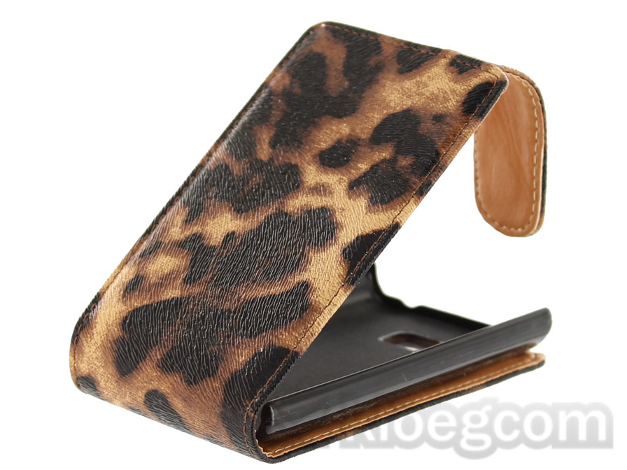 Leopard Skin Flip Case voor LG Optimus L3