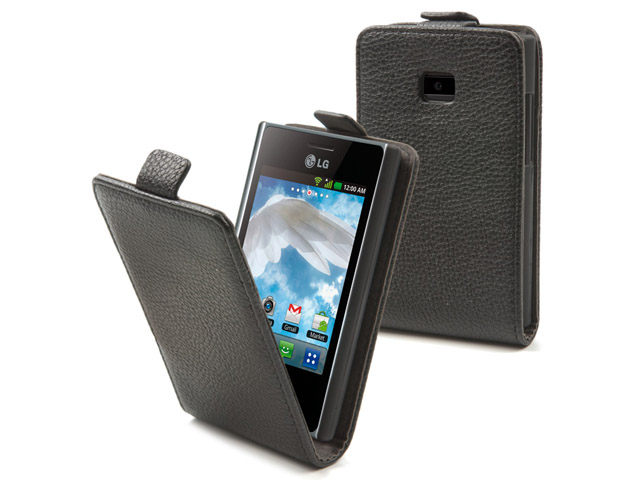 Muvit Slim Elegant Leather Case voor LG L3 II (E430)