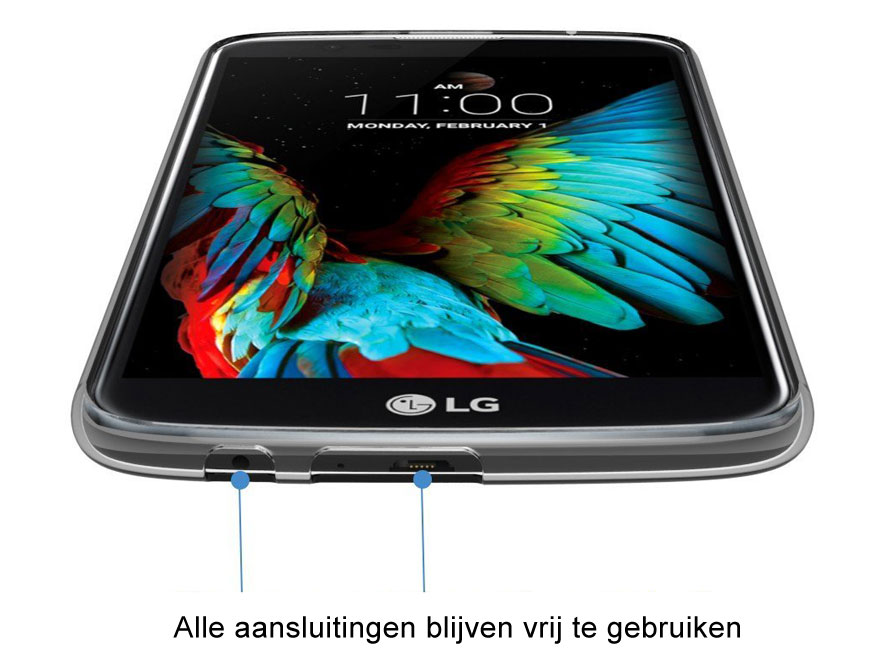 Crystal TPU Case - Doorzichtig LG K10 hoesje