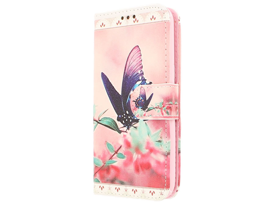 Butterfly Bookcase - LG K4 hoesje