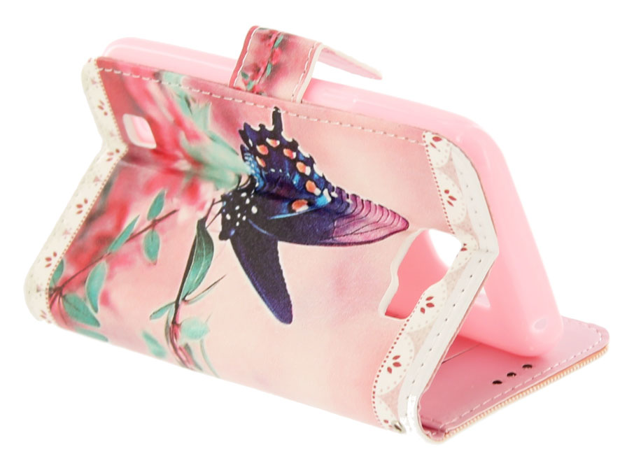 Butterfly Bookcase - LG K4 hoesje