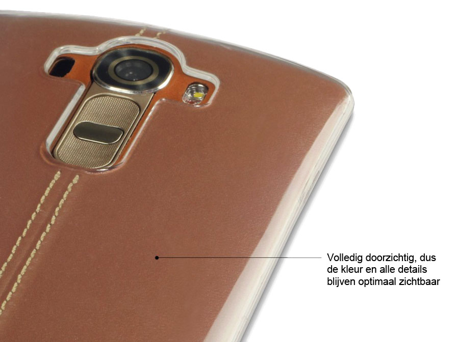 TPU Crystal Case - Doorzichtig Hoesje voor LG G4