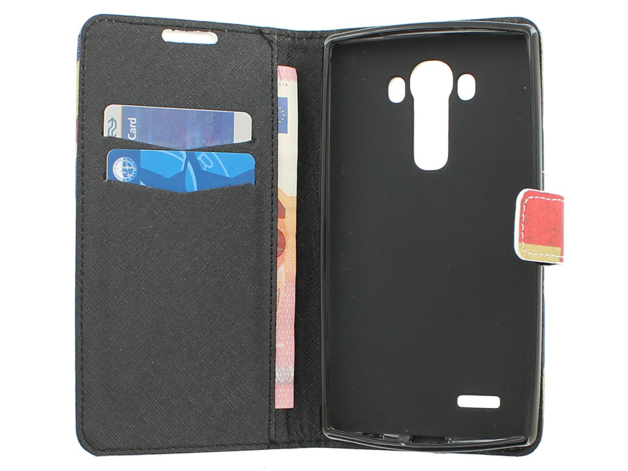 Vintage GB Flag Book Case Hoesje voor LG G4