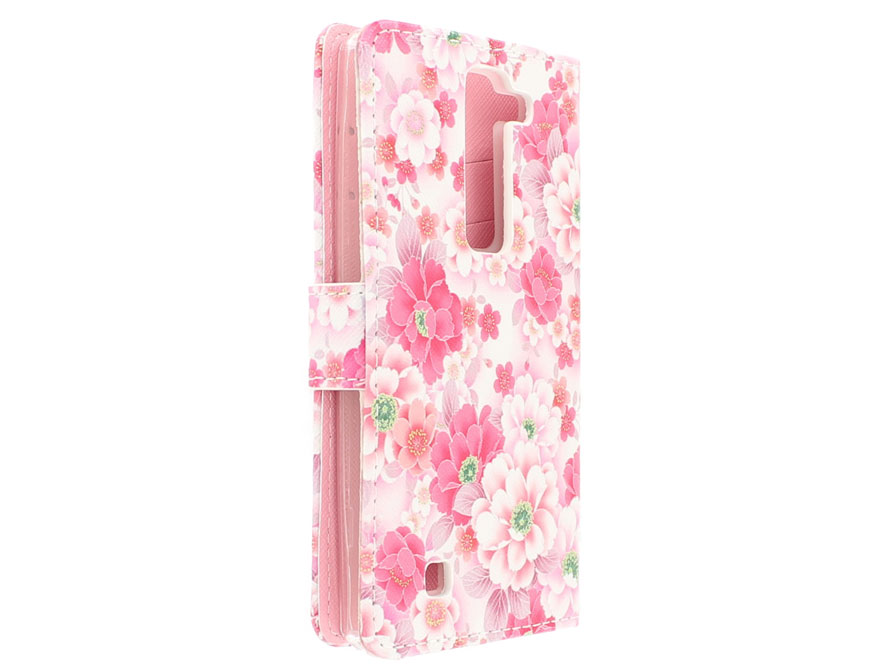 Floral Book Case - LG G4c hoesje