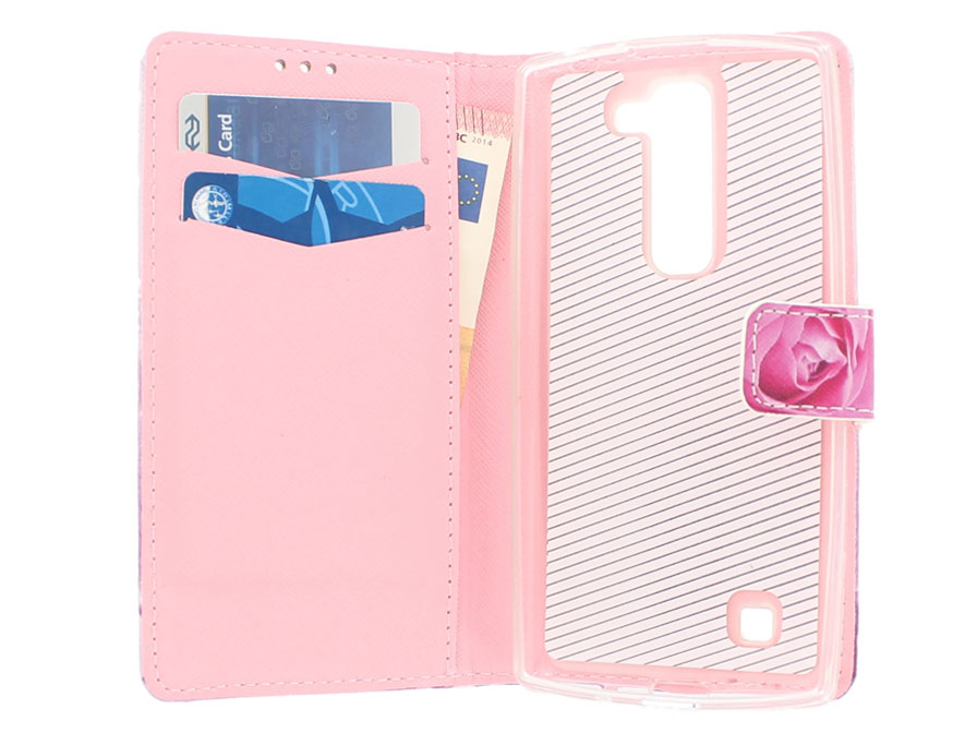 Rose Book Case - LG G4c hoesje