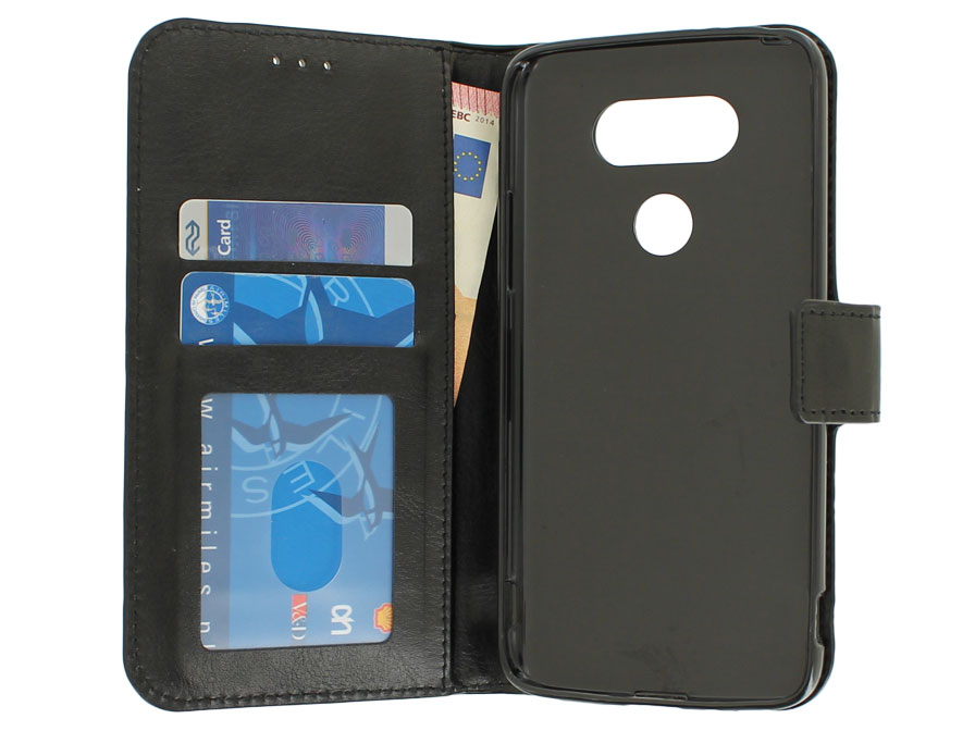Wallet Book Case - LG G5 hoesje (Zwart)