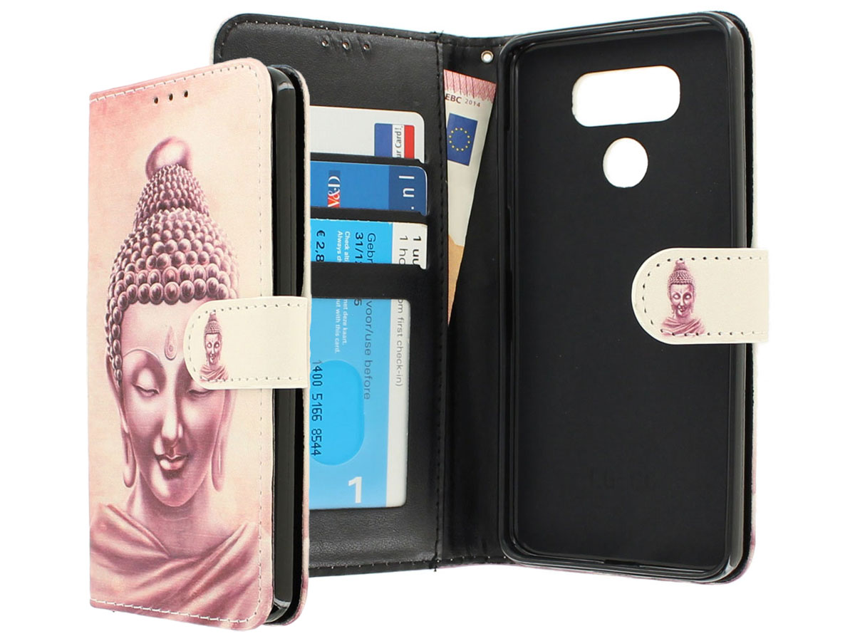 Boeddha Bookcase Flipcase - LG G6 hoesje